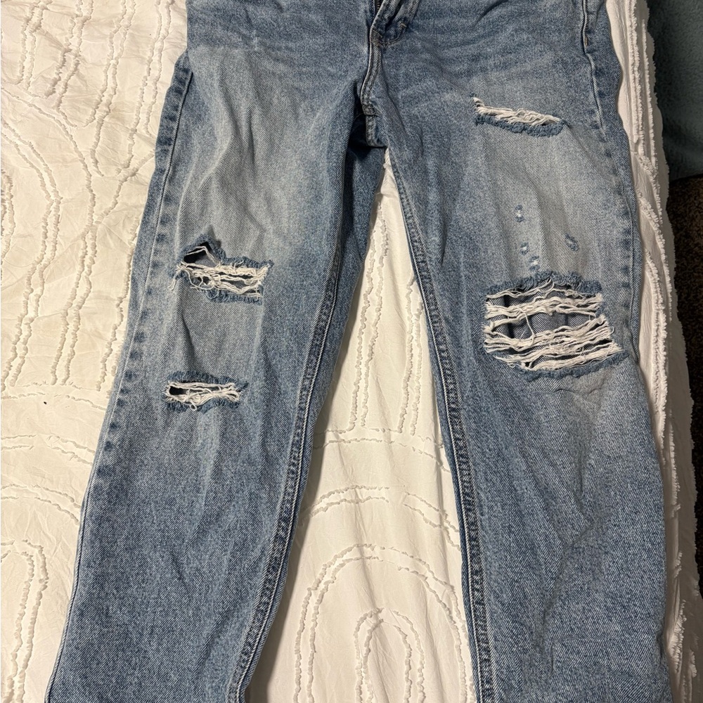 Hidden Distressed Blue Women's Jeans